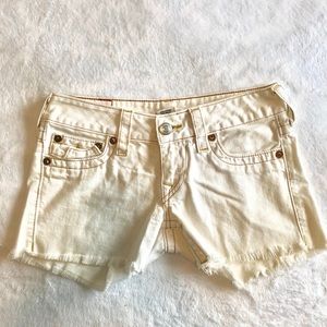 True Religion jean shorts